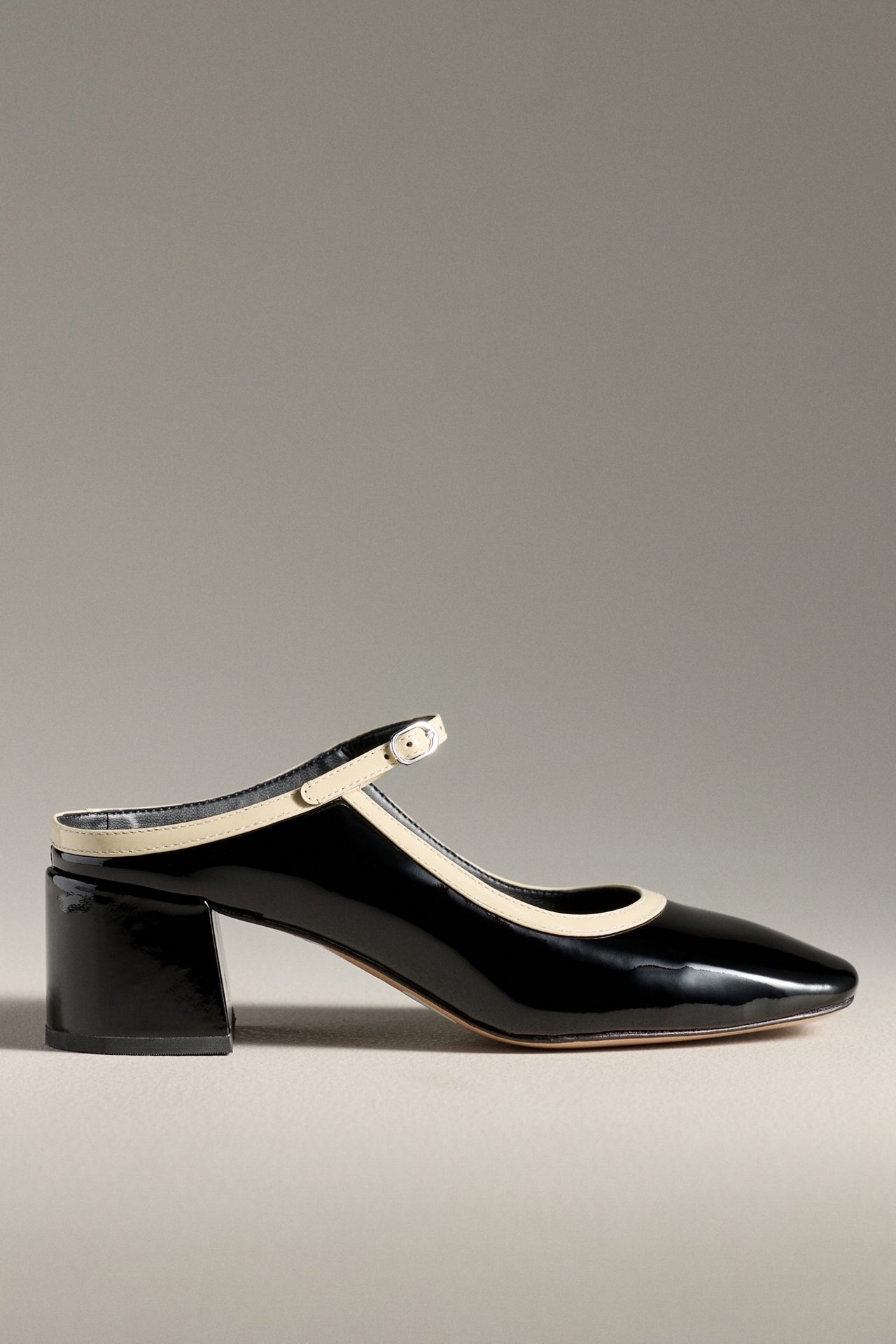 Maeve Block-Heel Mary Jane Mules