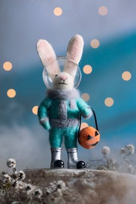 Astronaut Bunny Felt Critter