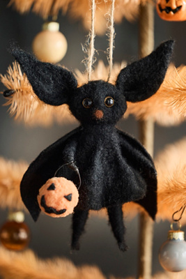 Terrain Halloween Baby Batson Felt Critter In Multi