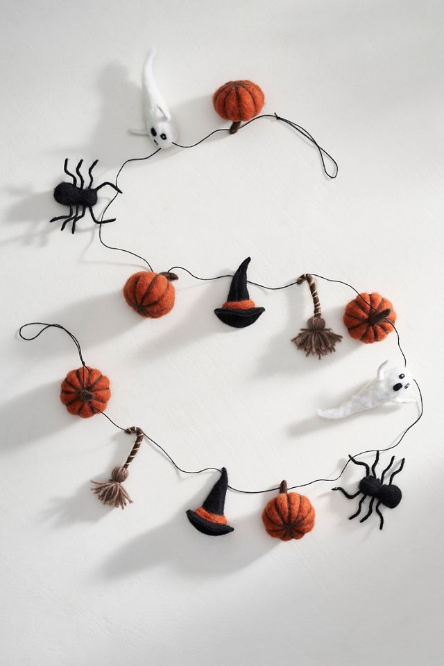 Halloween Icons Felt Garland #1