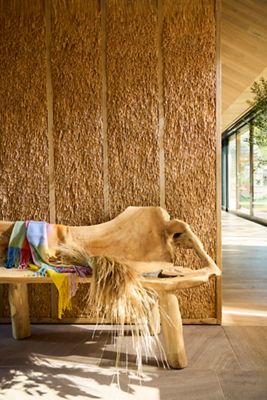 Teak Root Bench