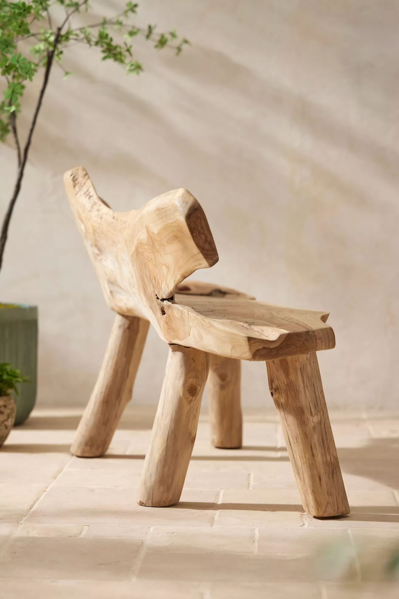 Teak Root Bench - thumbnail 4