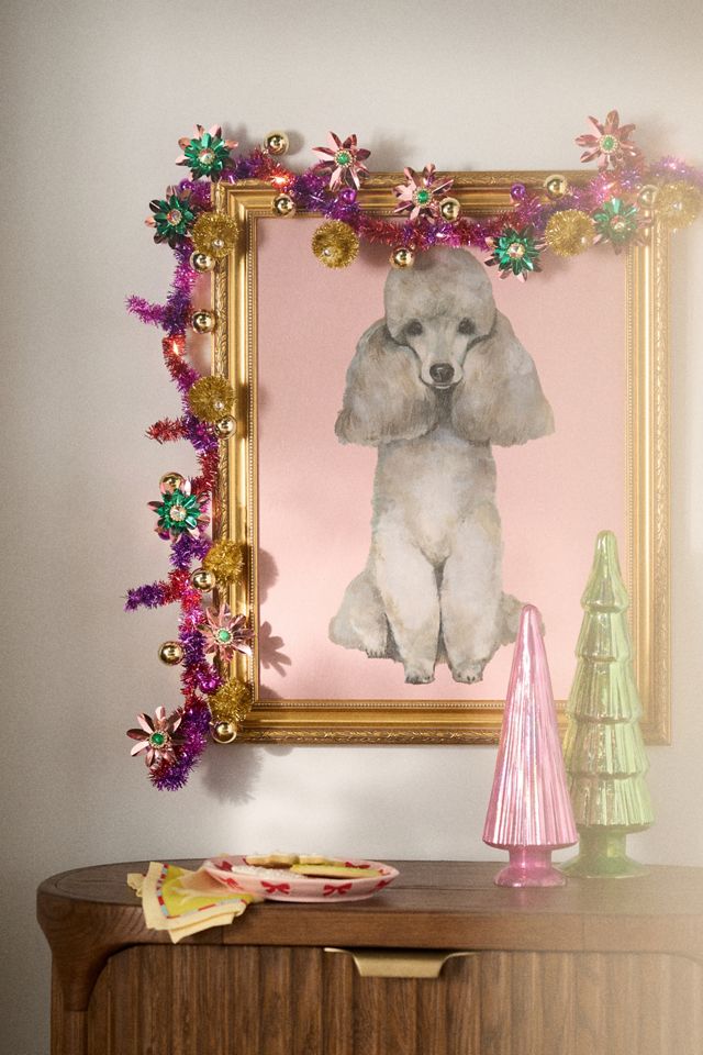 Tinsel Flower Garland #2