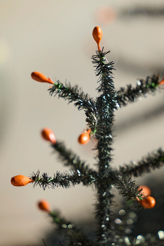 Spooky Tinsel Trees, Set of 3 #1