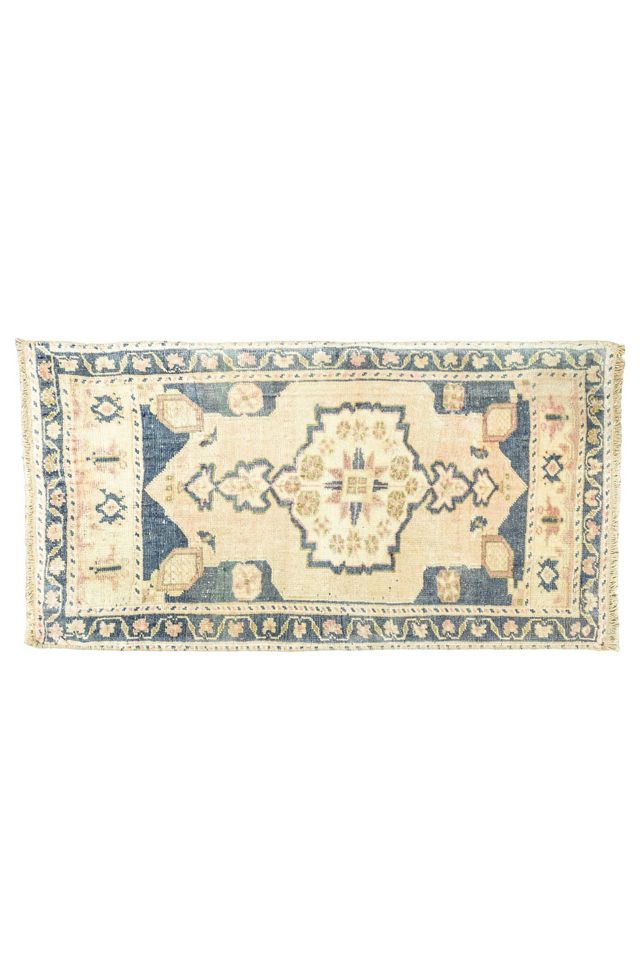 District Loom Vintage Turkish Mini Rug No. 651 #3