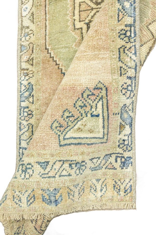 District Loom Vintage Turkish Mini Rug No. 652 #2