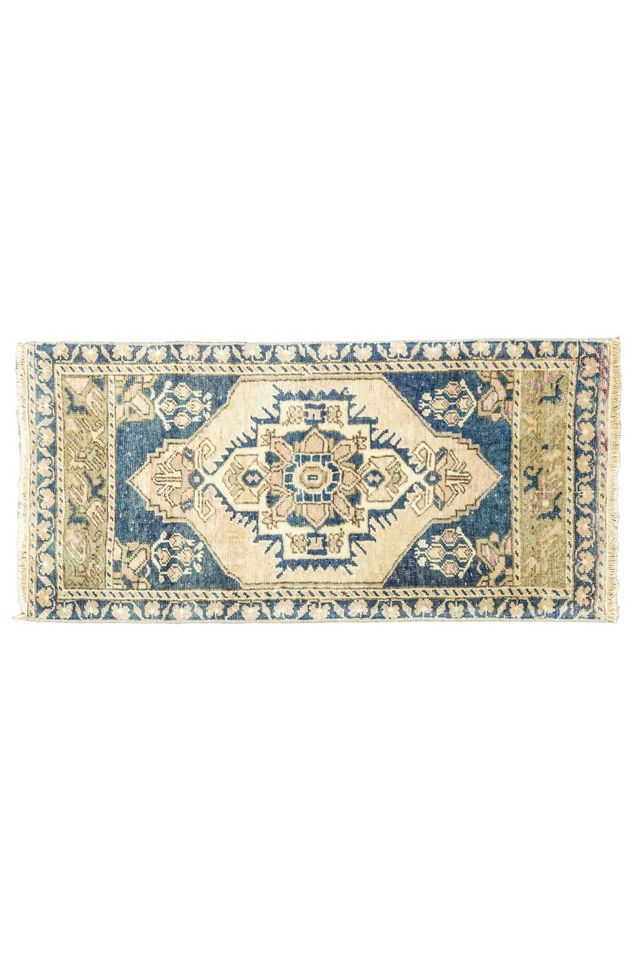 District Loom Vintage Turkish Mini Rug No. 657 #3