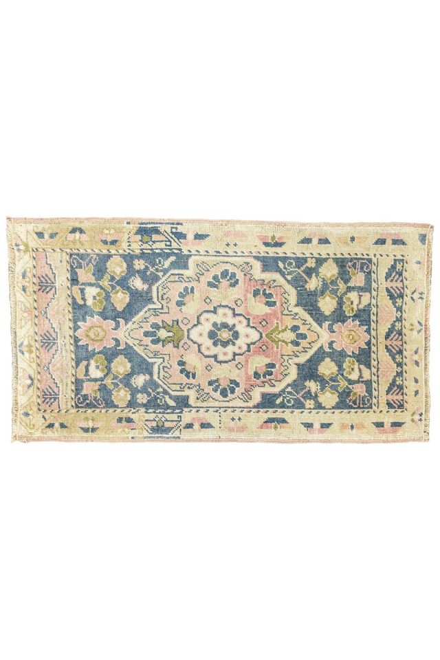 District Loom Vintage Turkish Mini Rug No. 666 #2