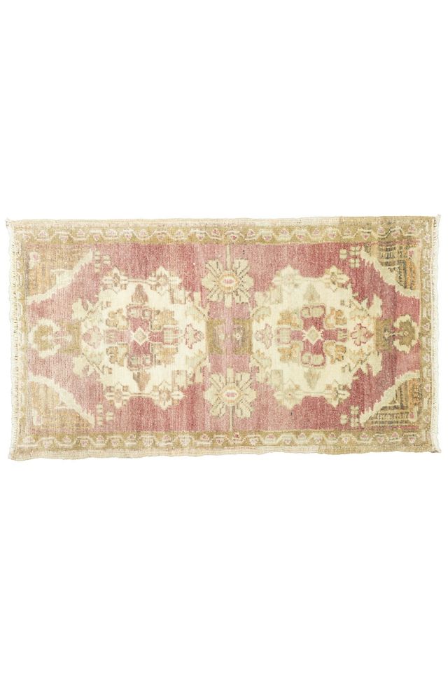 District Loom Vintage Turkish Mini Rug No. 668 #3