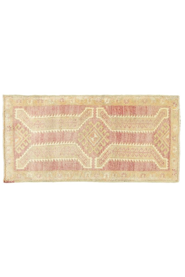 District Loom Vintage Turkish Mini Rug No. 673 #3