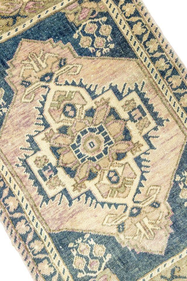 District Loom Vintage Turkish Mini Rug No. 676 #1