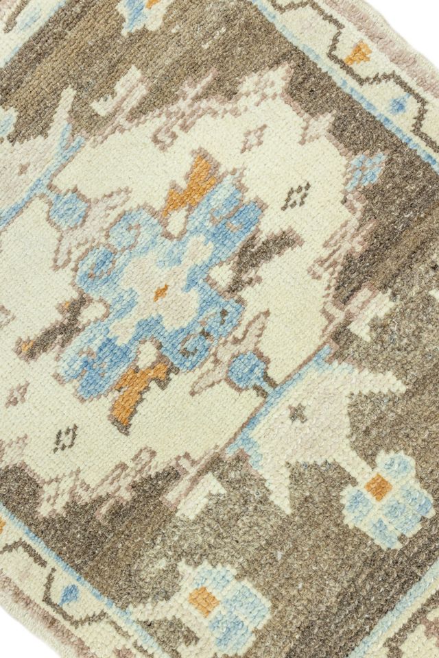 District Loom Vintage Turkish Mini Rug No. 677 #1