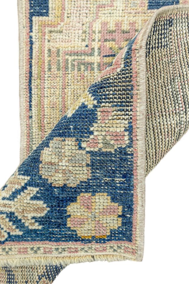 District Loom Vintage Turkish Mini Rug No. 682 #2