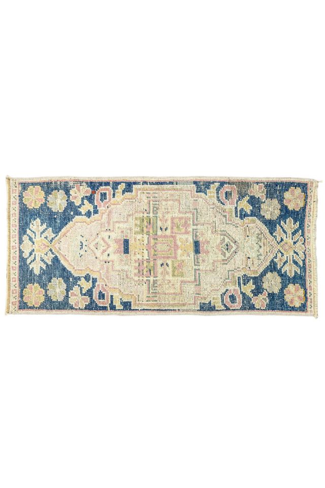 District Loom Vintage Turkish Mini Rug No. 682 #3