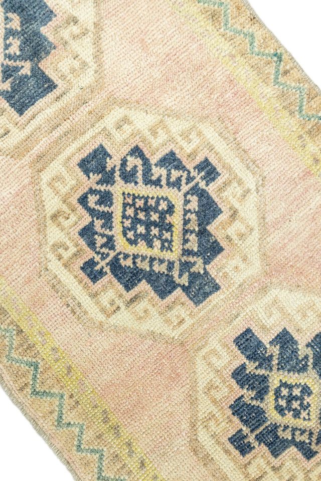 District Loom Vintage Turkish Mini Rug No. 687 #1