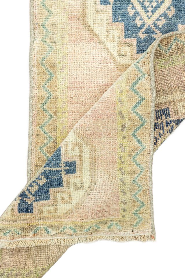 District Loom Vintage Turkish Mini Rug No. 687 #2