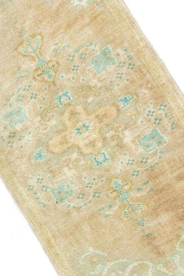 District Loom Vintage Turkish Mini Rug No. 688 #1