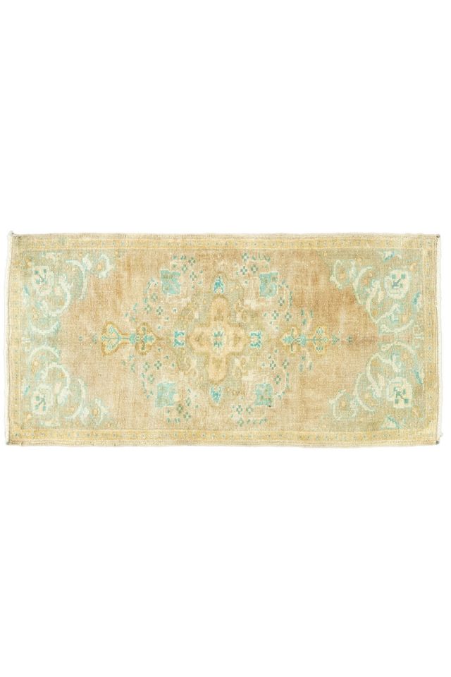 District Loom Vintage Turkish Mini Rug No. 688 #3