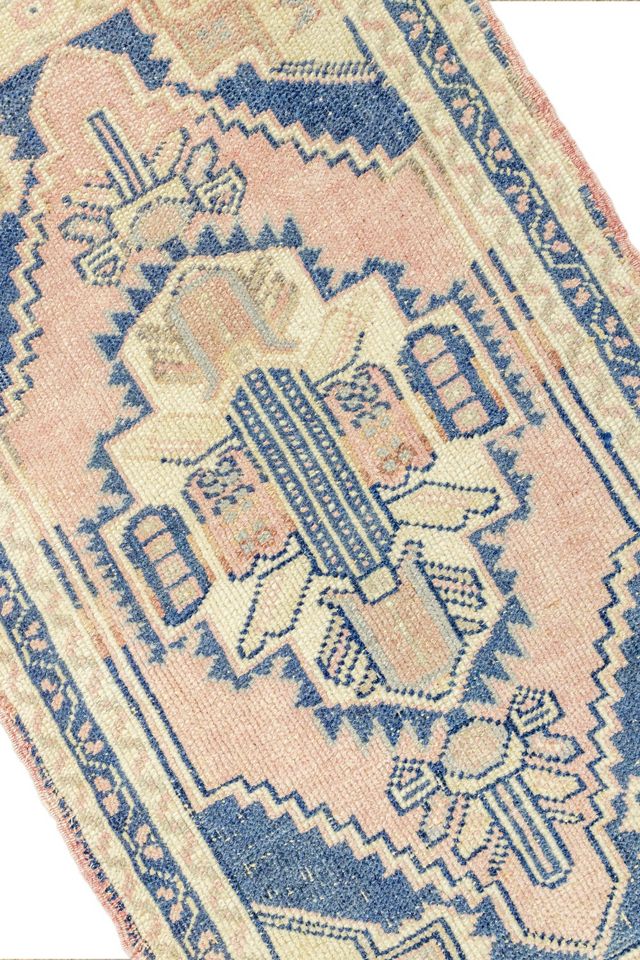 District Loom Vintage Turkish Mini Rug No. 691 #1