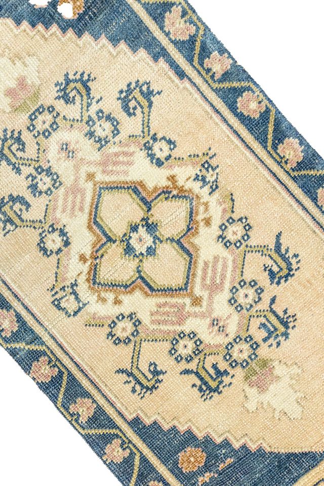 District Loom Vintage Turkish Mini Rug No. 692 #1