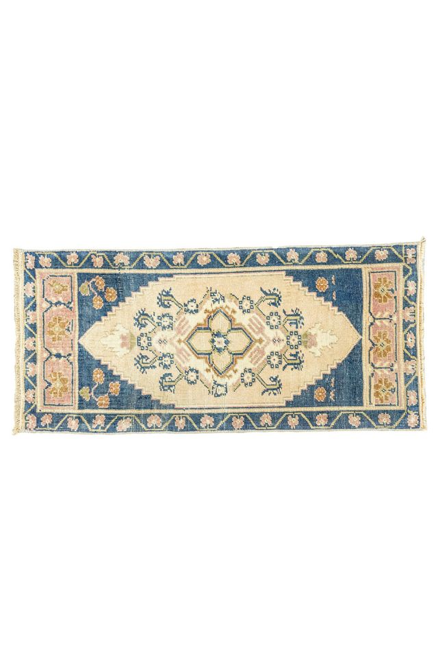 District Loom Vintage Turkish Mini Rug No. 692 #3