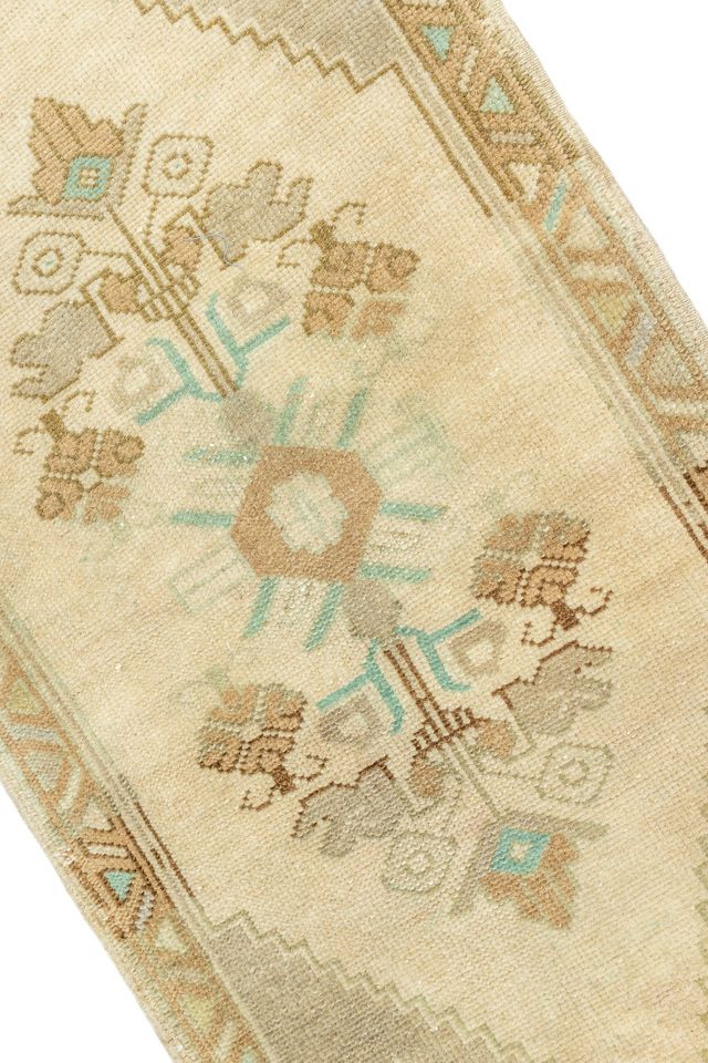District Loom Vintage Turkish Mini Rug No. 695 #1