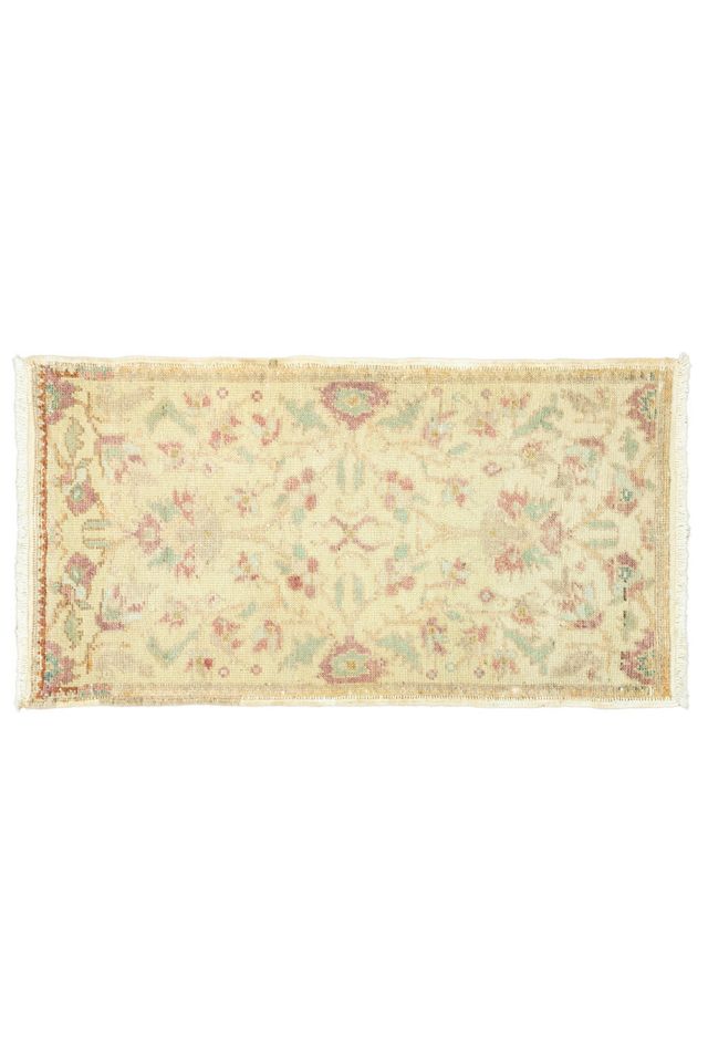 District Loom Vintage Turkish Mini Rug No. 696 #3