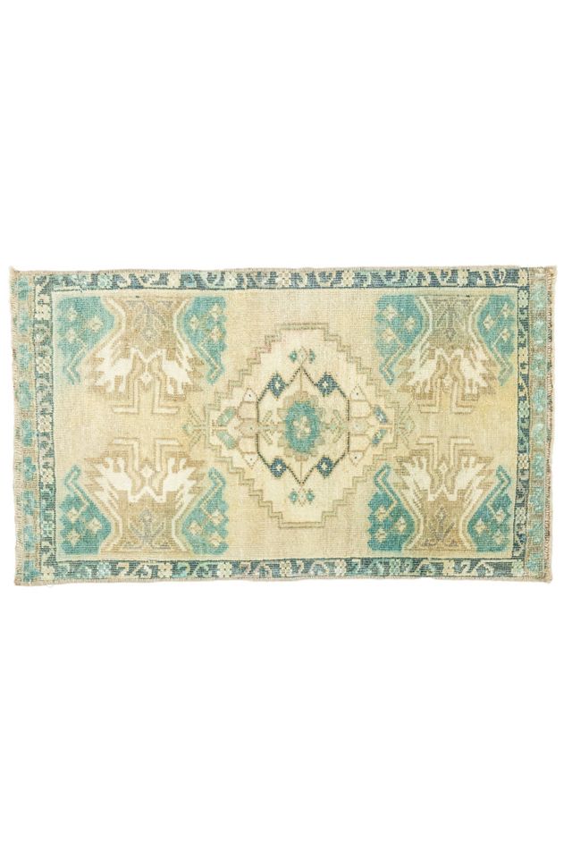 District Loom Vintage Turkish Mini Rug No. 697 #3