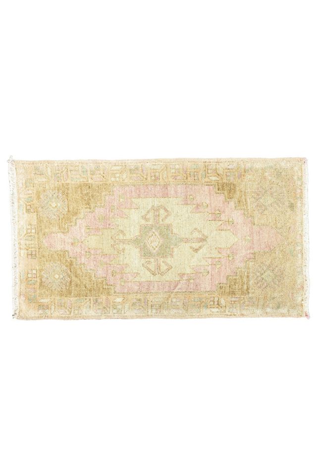 District Loom Vintage Turkish Mini Rug No. 701 #3