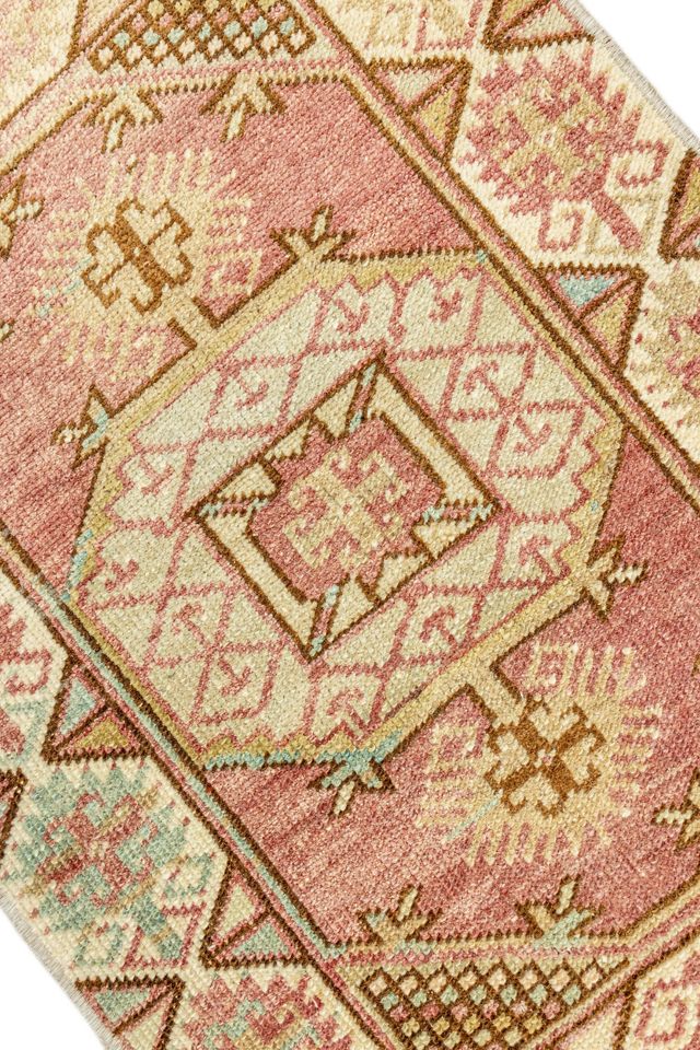 District Loom Vintage Turkish Mini Rug No. 703 #1