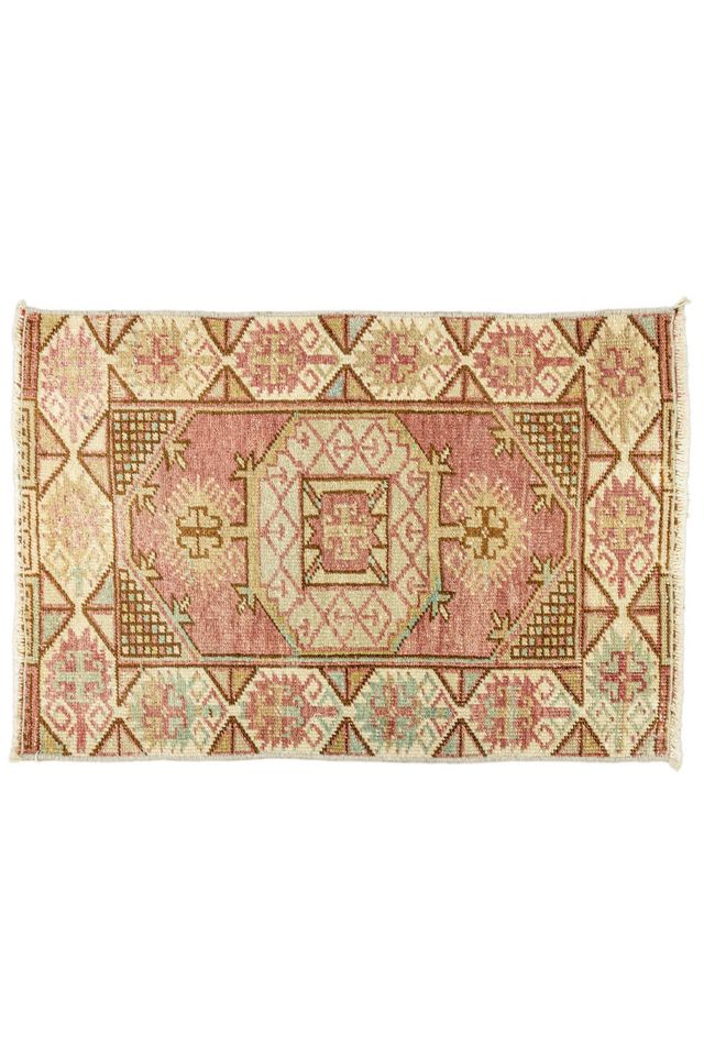 District Loom Vintage Turkish Mini Rug No. 703 #3