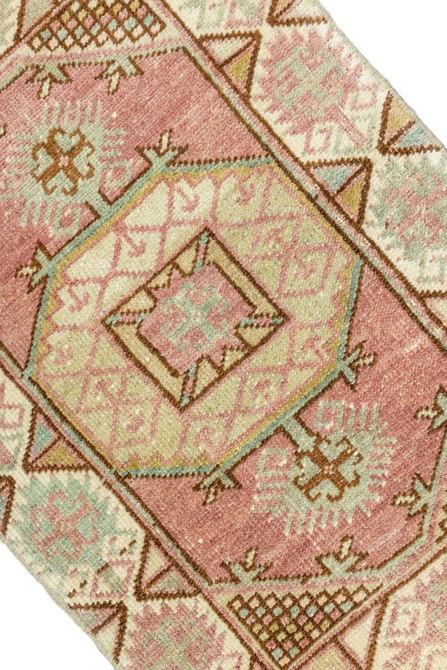 District Loom Vintage Turkish Mini Rug No. 704 #1