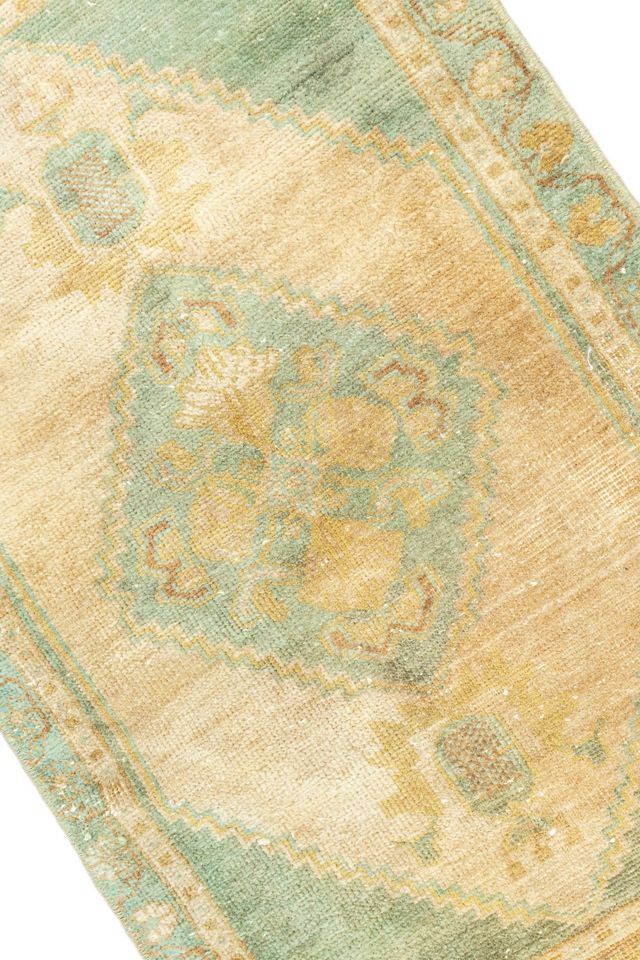 District Loom Vintage Turkish Mini Rug No. 705 #1