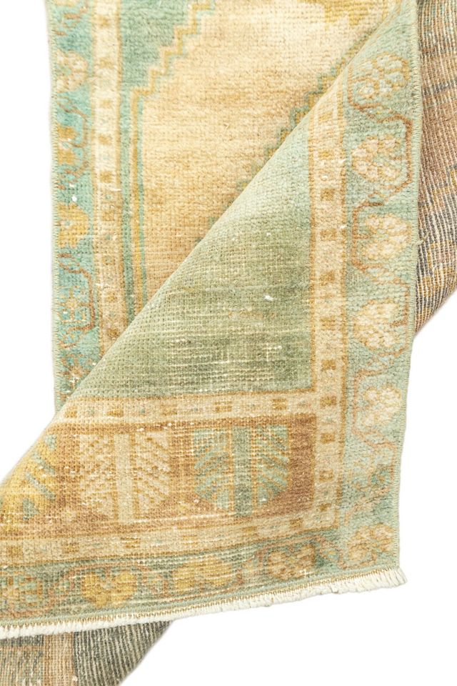 District Loom Vintage Turkish Mini Rug No. 705 #2