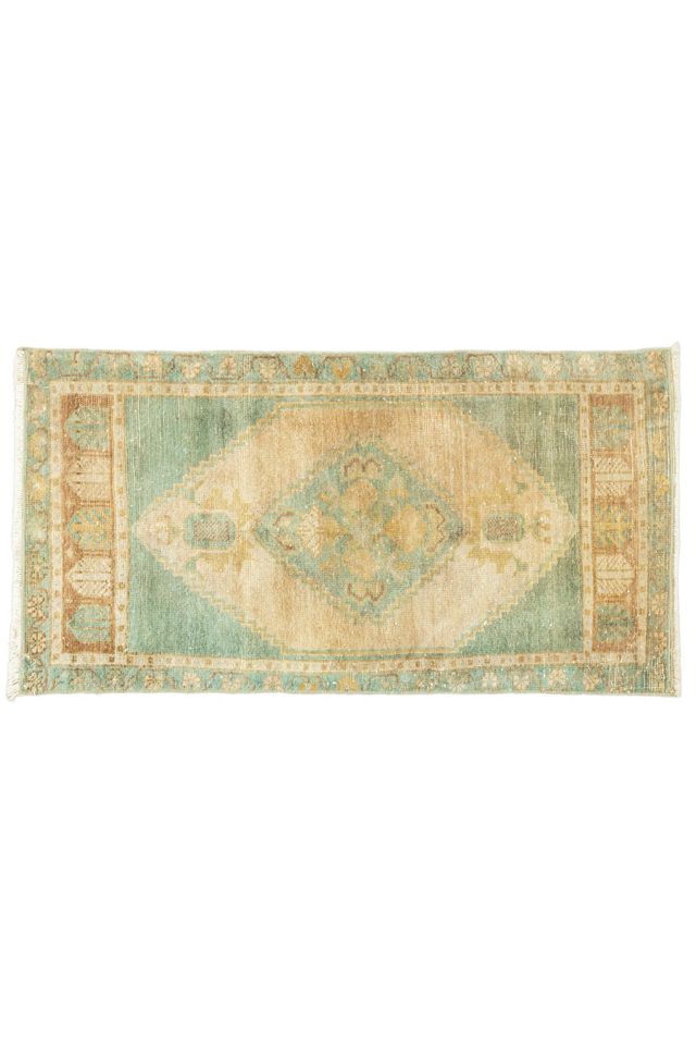 District Loom Vintage Turkish Mini Rug No. 705 #3