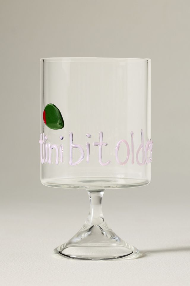 Word Play Wine Glass #1