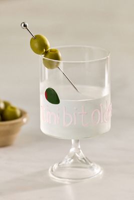 Word Play Wine Glass