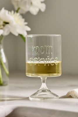 Word Play Wine Glass