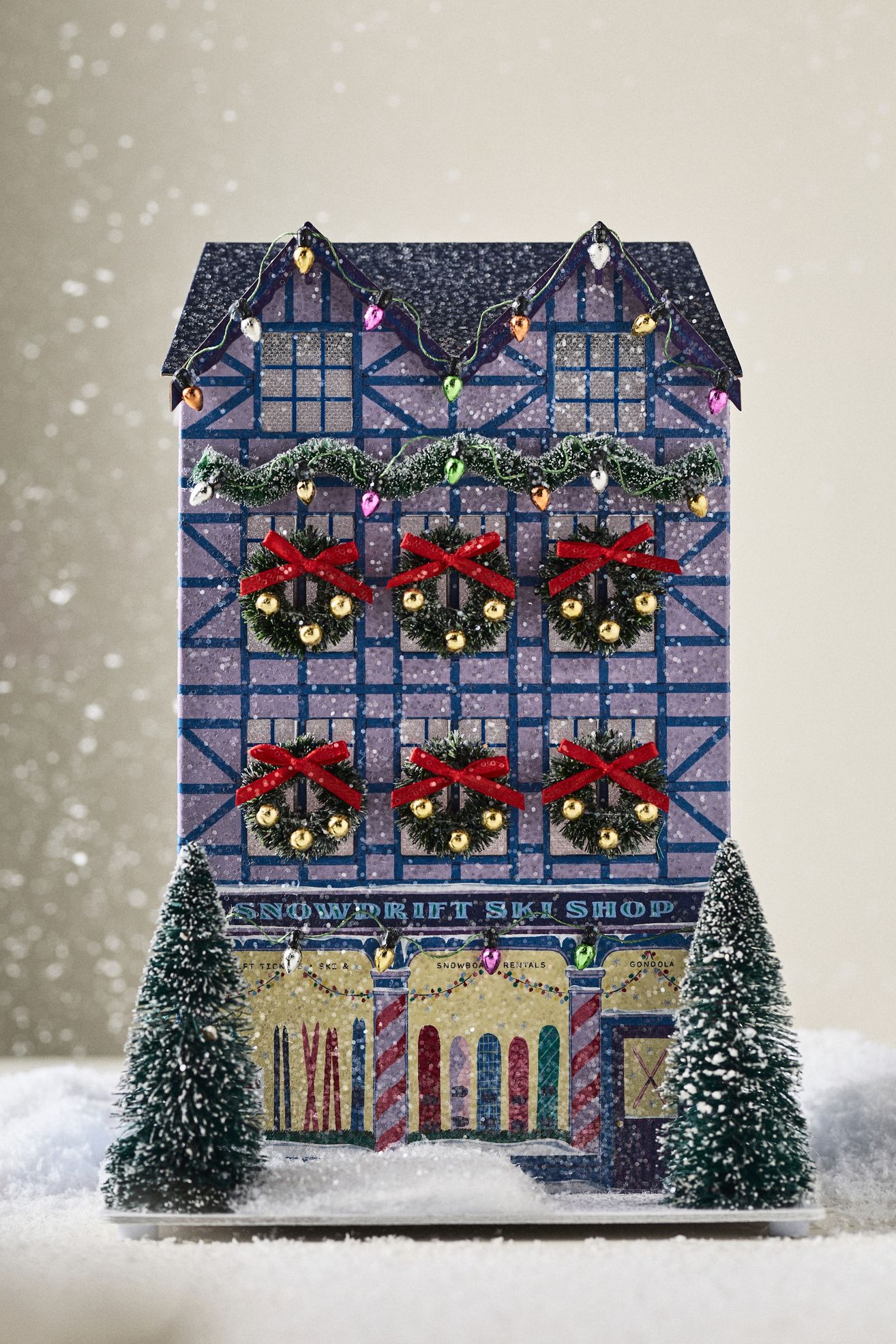 Emily Taylor Light-Up Holiday Village House - Ski Shop, Standard, One Size
