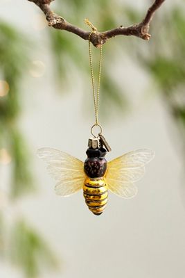 Bee Glass Ornament