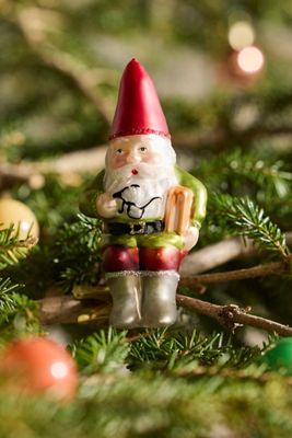 Gnome Glass Clip Ornament