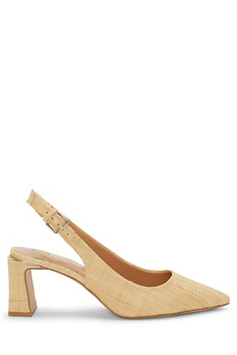 Vince Camuto Hamden Slingback Heels In White