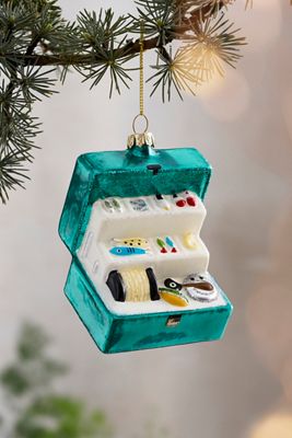 Tackle Box Glass Ornament