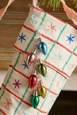 Vintage Bulb Cluster Glass Ornament