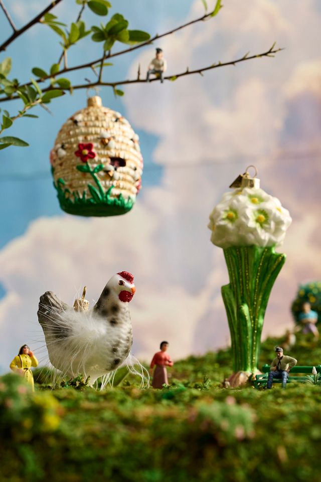 Paperwhite Bulb Glass Ornament #1