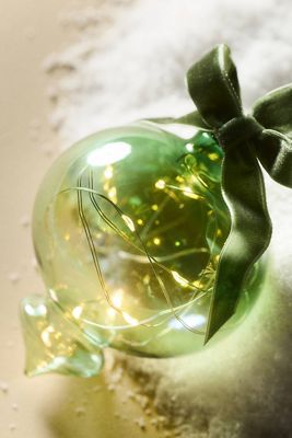 Stellar Glass Light-Up Ornament