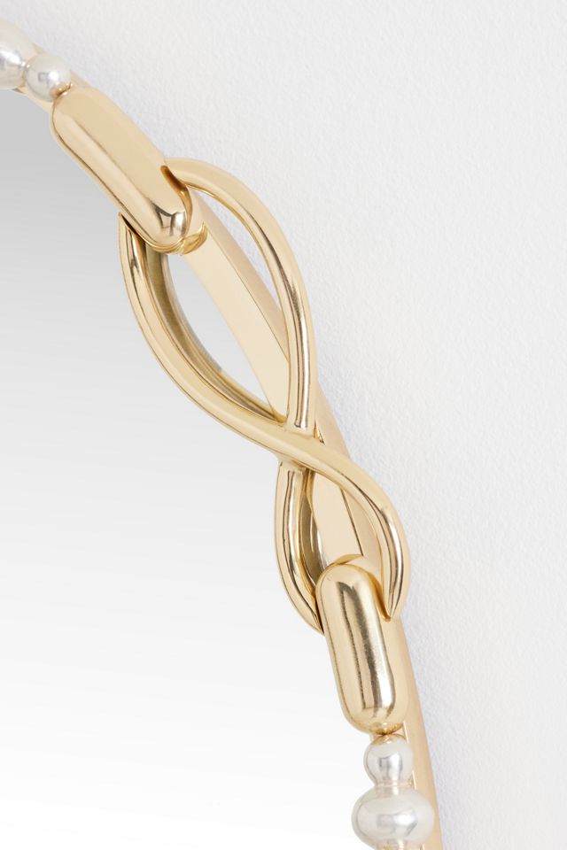 Tiffani Knotted Brass Wall Mirror #1