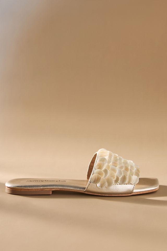 Jeffrey Campbell Fishy Sequin Slide Sandals | Anthropologie