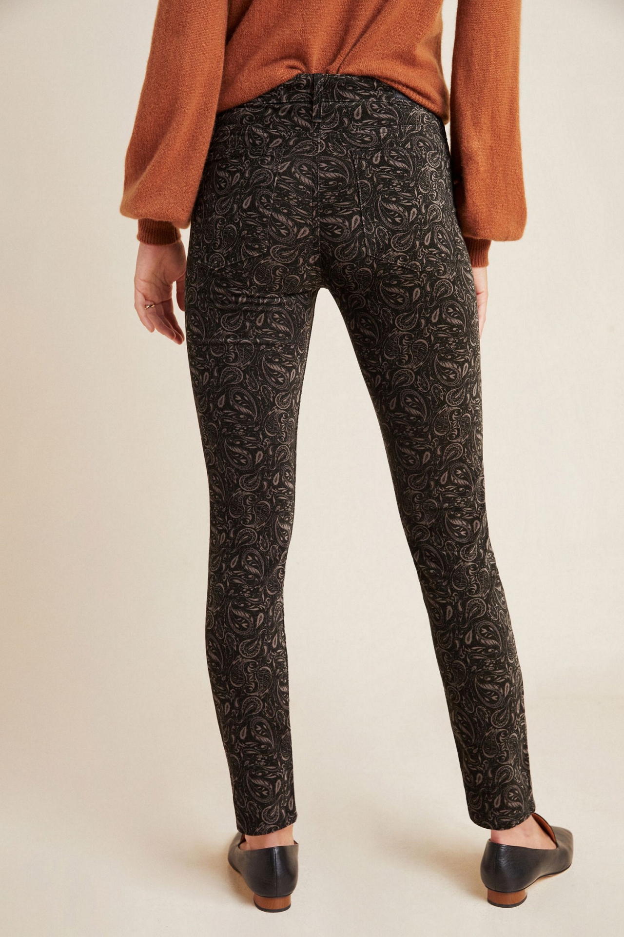 AG Jeans The Stevie Velvet High-Rise Skinny