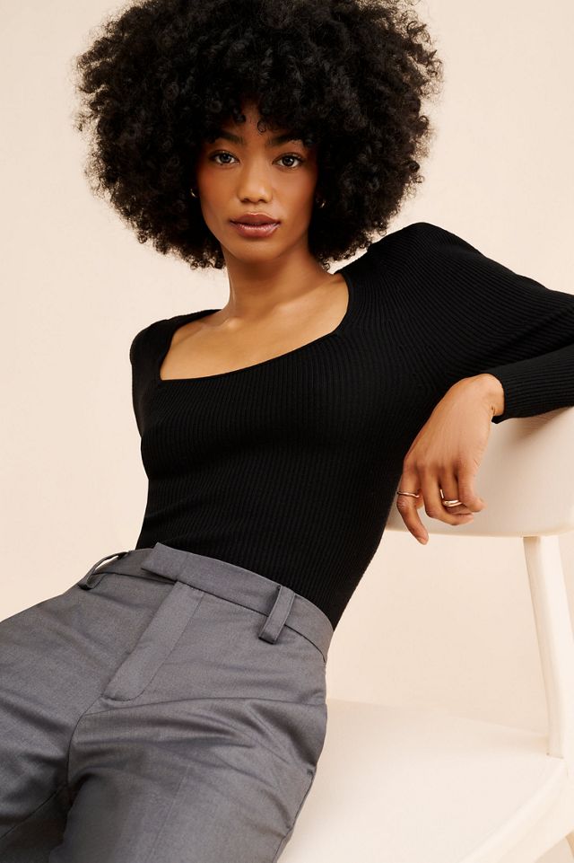 Maeve Square Neck Sweater #2